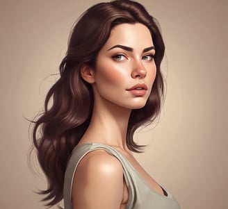 A person with tousled brown hair is holding their face with both hands, appearing to be in a state of distress or deep contemplation. The background is a soft, diffuse light which gives a calm yet somber atmosphere.