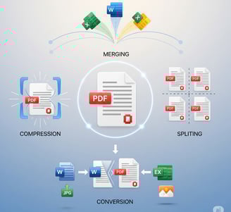 We Providing efficient tools to compress, merge, split, and convert PDF files, ensuring quality.