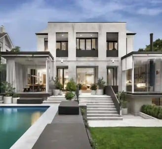 Lovely Double story house on the water with pool Buyers Advocate Melbourne
