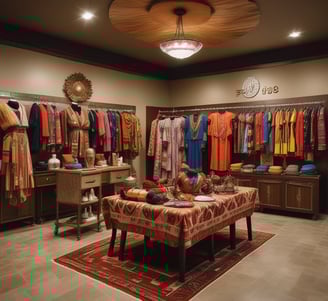 clothes store interior