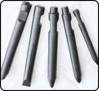 Punteros martillos hidráulicos. Punteros para retroexcavadoras