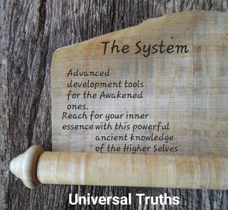 Papyrus scroll with universal truth knowledge