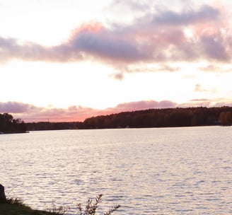 Sonnenuntergang an der Schäre