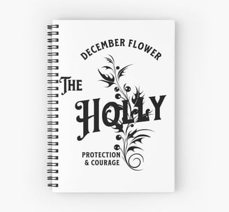 cahier spirale Houx