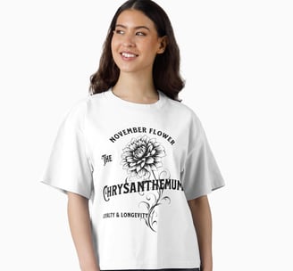T-shirt Chrysanthème