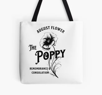 Totebag doublé Coquelicot