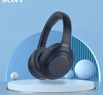 a sony headphones with a bluetoothed headphones