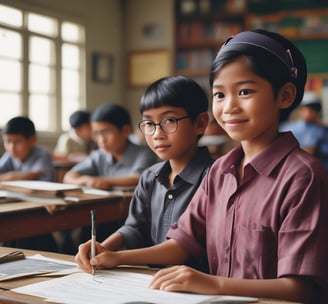 A poster is pasted on a rough, beige wall. The text on the poster is in Italian, emphasizing the importance of social interaction and relationships in education. It calls for more open schools with additional teachers and classrooms, and ends with a hashtag.