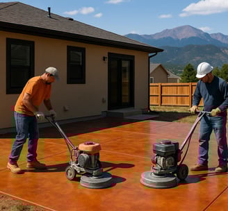 colored concrete colorado springs colorado