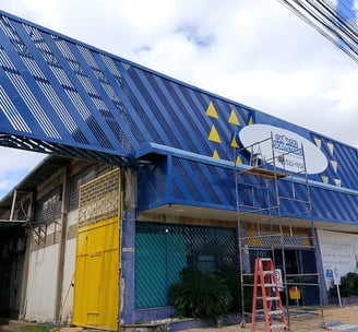 fachada em pintura comercial em maraba