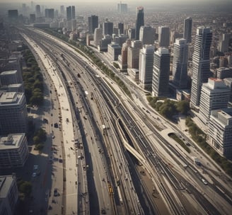 blue and white striped round textile