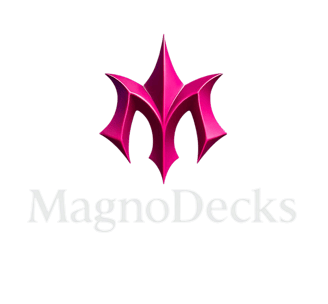 MagnoDecks logo for Magic and Pokémon card store