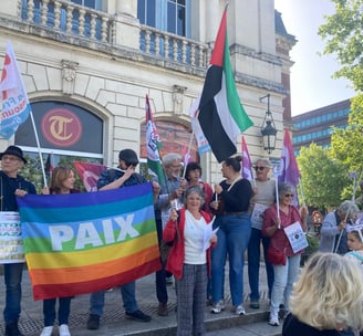 Association France Palestine 81 Rassemblement à Albi