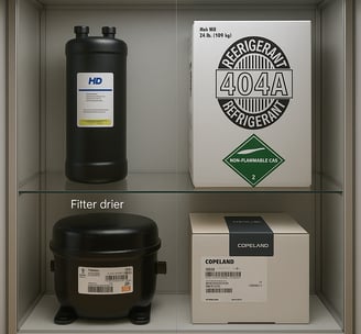 Refrigerasi dan Sparepart AC. Deltacool - Jakarta