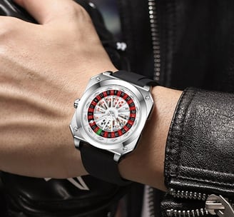 High-tech Vegas watch with AMOLED display