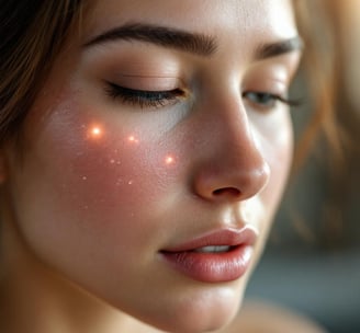 woman with Skin inflammation