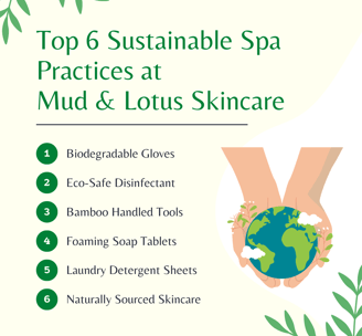 top 6 sustainable practices at Mud & Lotus Skincare