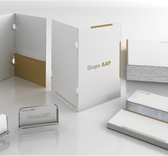 Design Gráfico para Grupo AAP Construtora de Obras
