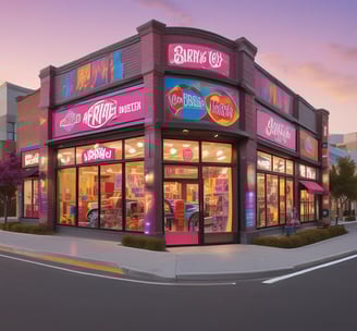 A store shelf filled with various boxed dolls and toy sets. The packaging features colorful designs and illustrations, with several dolls in different outfits visible through transparent windows. Brands like 'Little Lacee' and 'Unity Girl' are prominently displayed, offering themed sets such as baby dolls and doctor kits.