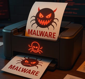 Malware infected Printer