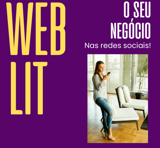 Imagem de uma gestora de redes sociais.