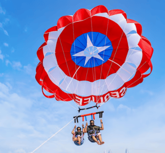 parasailing