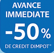 a blue and white sign that says advance to the advance of the advance of the