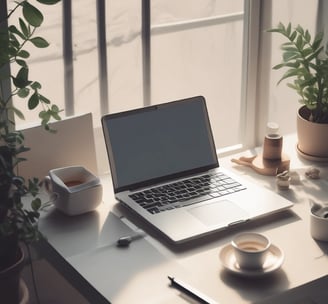 A vintage typewriter holds a sheet of paper with the words 'WELLNESS TECH' typed in large, bold letters. The typewriter is in a shade of olive green, with a focus on the metal and mechanical components. The paper is placed neatly in the roller, ready for typing more text.