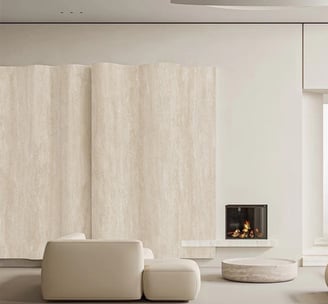 The Milan travertine soft stone for livingroom application