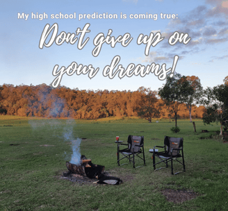 My high school prediction of travelling Australia is coming true