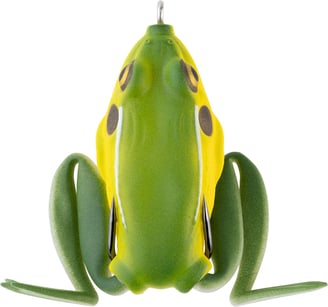  Lunkerhunt - Lunker Frog Fishing Lure | Award Winning Realistic Topwater Frog Lure for Fishing Bass, Trout and Pike | Freshw