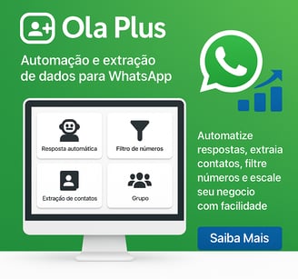 a computer screen showing a green background with a white text that says ola plus