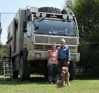 Steyr travel airedale expeditiontruck reizen