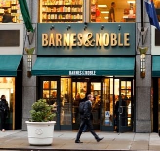 shop front of Barnes and Noble