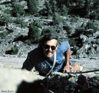 Climbing guide Skip Horner, photo by Hans Koch