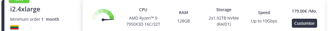 bacloud 7950X3d server offer