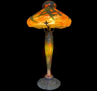 Grande lampe Eucalyptus Daum