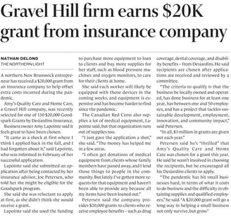 gravel hill firm earns $20k grant from insurance company