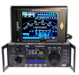 Quantum Spectrum as Pan Adapter on Xiegu G90