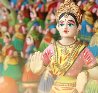 MagicCanvas #Dolls #Golu #HandmadeDolls