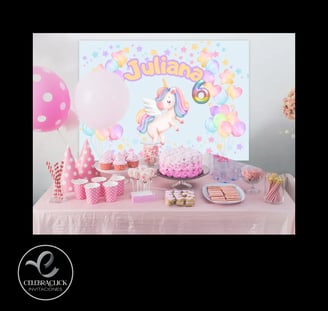 diseño para banner cumpleaños infantil - Celebraclick Invitaciones