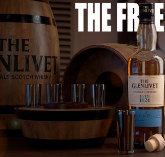 Glenlivet 3d bottle ad