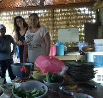 Cooking class in traditional style