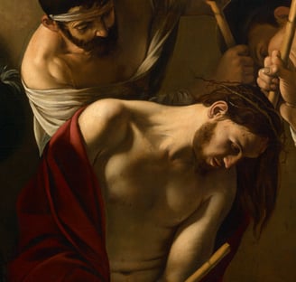 The Crowning with Thorns, Caravaggio, c. 1602/1604 or 1607, Kunsthistorisches Museum, Vienna