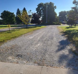 gravel driveway
