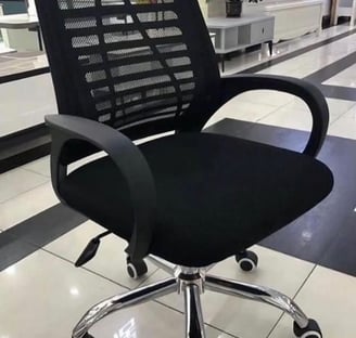 Broken office chair handle replaced on-site in Ambernath