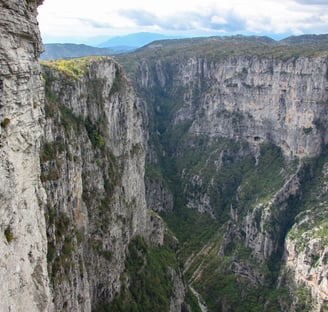 View of Vikos Gorge