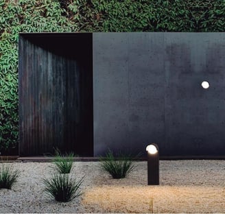 iluminación exterior jardín