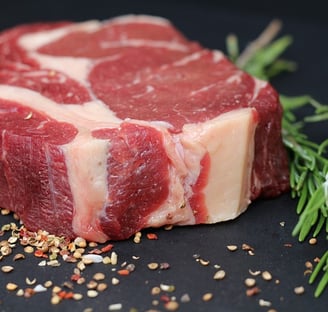 raw steak
