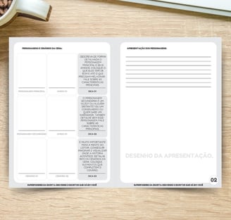 Caderno de atividades - manual de escrita infantil